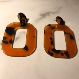 Amber Statement Earrings